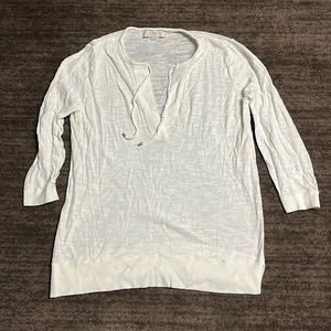 White summer sweater from LOFT - Size L